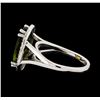 Image 3 : 4.17 ctw Tourmaline and Diamond Ring - 14KT White Gold