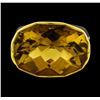 Image 2 : 14.85 ctw Citrine Ring - 18KT Yellow Gold