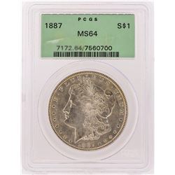 1887 PCGS MS64 Morgan Silver Dollar