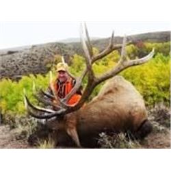 Three Day, Two Night Trophy 350+ Rocky Mountain Bull Elk Hunt for One Hunter and One Non-Hunter