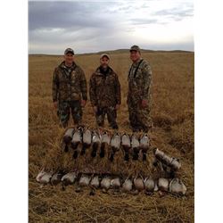 Three Day Upland Waterfowl Hunt for up to Four Hunters.