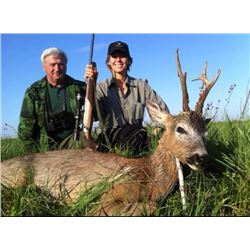 1 or 2 Hunters, 3 Days Hunting, 3 Days Sightseeing, Serbia Roe Buck with Safari Unlimited