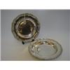 Image 1 : A NEAR PAIR OF SOUP PLATES, shaped circular, gadroon mounts, London 1868 and 1891, (approximate w...