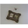 Image 1 : A DOUBLE MINIATURE FRAME, Art Nouveau design Birmingham 1908, height 5cm £20-30...