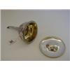 Image 1 : A JOSEPH ANGEL WINE FUNNEL, parcel gilt, London 1825, on associated stand, Dublin 1812 (approxima...