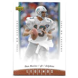 2006 Upper Deck UD Legends Football Dan Marino Card #4