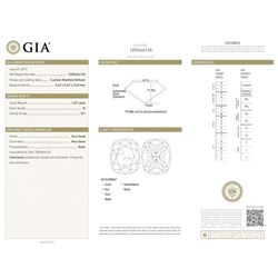 GIA/Cushion/M/SI1/1.01Ct