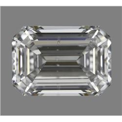 GIA/Emerald/D/SI1/0.9Ct