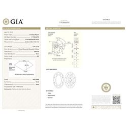 GIA/Oval/FANCY-CLR/SI2/0.74Ct