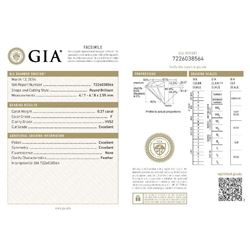 GIA/Round/F/VVS2/0.27Ct