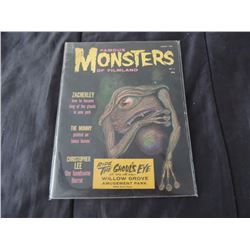 FAMOUS MONSTERS OF FILMLAND #004 WITH GHOUL'S EYE STICKER VERY SCARCE!