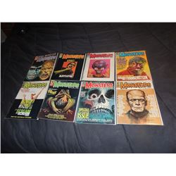 FAMOUS MONSTERS OF FILMLAND #090 - #099 LOT OF 8 ISSUES