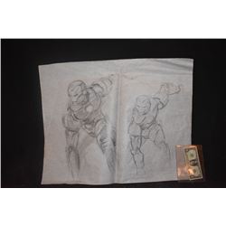 IRON MAN ORIGINAL STUDIO HAND DRAWN CONCEPT ART #5 & #6