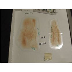 ZOMBIE SCAR BURN CUT BOIL SLICE SILICONE TRANSFER LOT 26