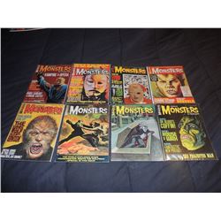 Z-CLEARANCE FAMOUS MONSTERS OF FILMLAND 40 - 49 LOT OF 8