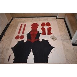 SPIDER-MAN 1 2 & 3 UNCUT HERO SUIT USED FOR DEVELOPMENT OF SPIDER-MAN 3 SUITS