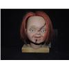 Image 1 : CURSE OF CHUCKY SCREEN USED & MATCHED GOOD GUY HEAD FROM THE ATTIC SCENE REVEALING THE SCARS