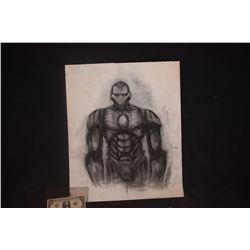 IRON MAN ORIGINAL STUDIO HAND DRAWN CONCEPT ART 2