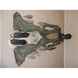 LAND OF THE LOST SCREEN USED HERO SLEESTAK SUIT W MASK ANIMATRONICS & BOOTS ALL MATCHING #2