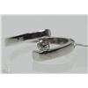 Image 1 : #2-14KT WHITE GOLD DIAMOND RING