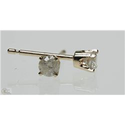 #4-14KT YELLOW GOLD DIAMOND STUD EARRINGS