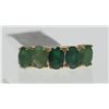 Image 1 : #21-10KT YELLOW GOLD EMERALD RING