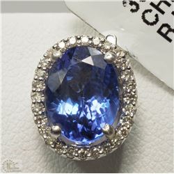 #36-14KT WHITE GOLD DIAMOND PENDANT