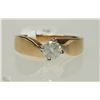 Image 1 : #42-18KT YELLOW GOLD DIAMOND RING