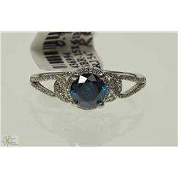 #44-14KT WHITE GOLD DIAMOND RING