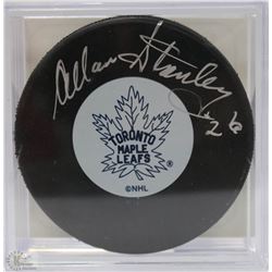 ALLAN STANLEY SIGNED TORONTO MAPLE LEAFS