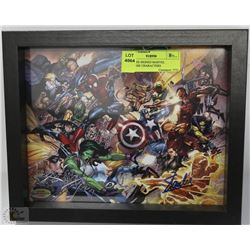 STAN LEE SIGNED MARVEL UNIVERSE CHARACTERS