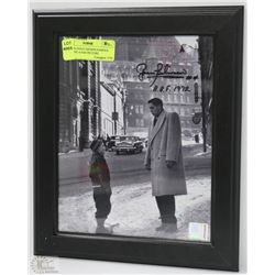 JEAN BELIVEAU SIGNED FAMOUS GREETING A FAN PICTURE