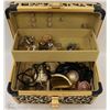 Image 1 : ESTATE JEWELRY BOX WITH CONTENTS