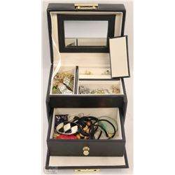ESTATE JEWELRY BOX WITH CONTENTS