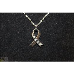 NEW WILL AND RIBBON PENDANT WITH SWAROVSKI