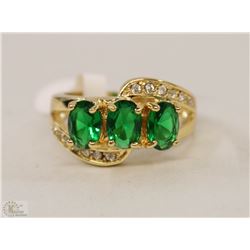 LADIES 10KT GOLD FILLED/PLATED RING SZ 8