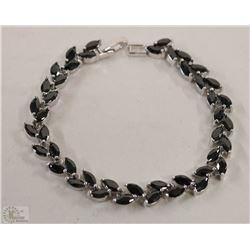 LADIES WHITE GOLD FILLED/PLATED TENNIS BRACELET