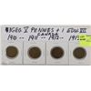 Image 1 : 7) 1910 - 1913 CANADIAN PENNIES