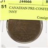 Image 1 : 13) 1852 CANADIAN PRE-CONFED PENNY