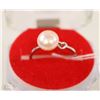 Image 1 : #37-FRESH WATER PEARL RING,925 STERLING SILVER