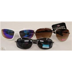 BAG OF THREE NEW MENS DESIGNER SUNGLASSES