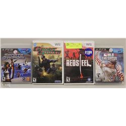 2 PS3 GAMES & 2 WII GAMES