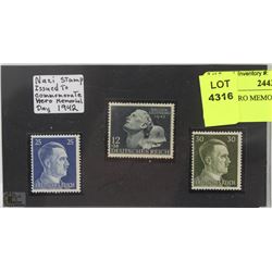 NAZI HERO MEMORIAL DAY STAMP ISSUE