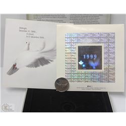 2000 COIN AND STAMP SET IN TIN FROM RCM