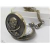 Image 1 : NEW "PIRATE" POCKETWATCH WITH CHAIN