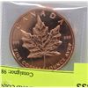 Image 1 : CANADA/US  COPPER ROUND COIN