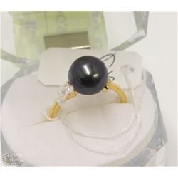 #45-FRESH WATER PEARL RING,925 STERLING SILVER