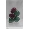 Image 1 : #17-NATURAL EMERALD, RUBY 73CT