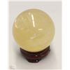 Image 1 : #28-NATURAL CITRINE QUARTZ SPHERE CRYSTAL