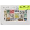 Image 1 : CANADA 100 DIFFERENT STAMPS